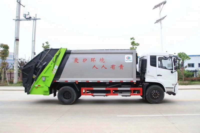 東風(fēng)天錦10-14方壓縮式垃圾車