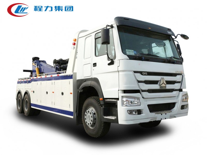 豪沃后八輪清障車拖吊聯體（一拖一）清障車