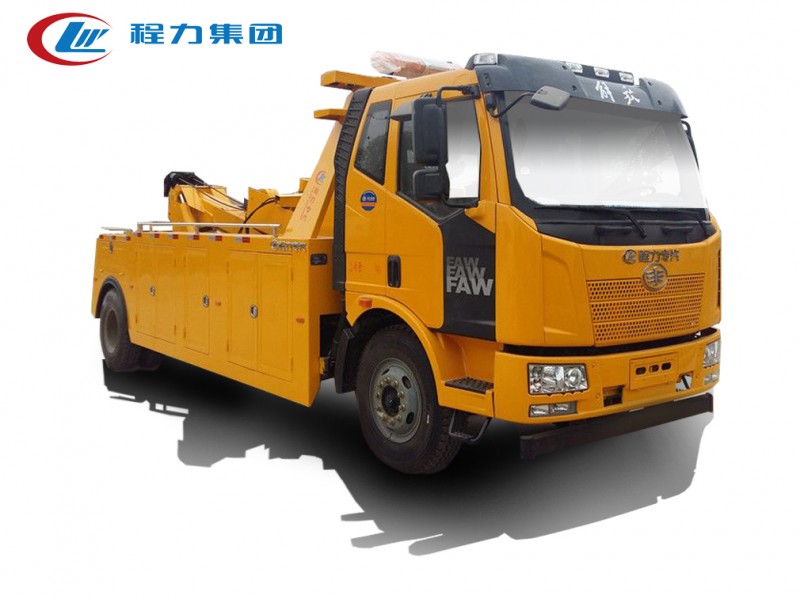 解放單橋拖吊聯體（一托一）清障車