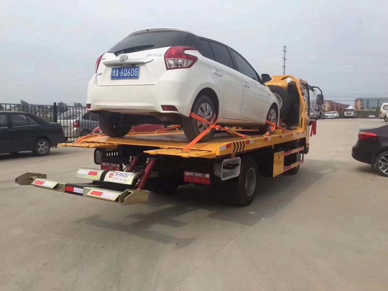 解放虎V藍牌一拖二清障車