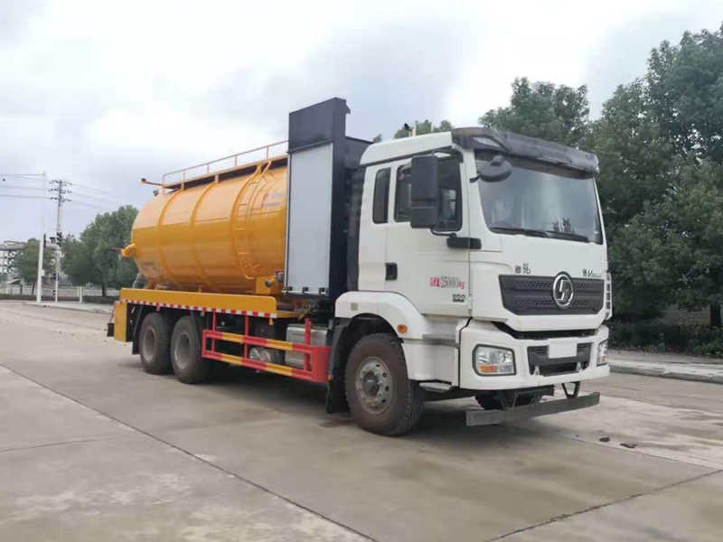 陜汽德龍清洗吸污車(chē)