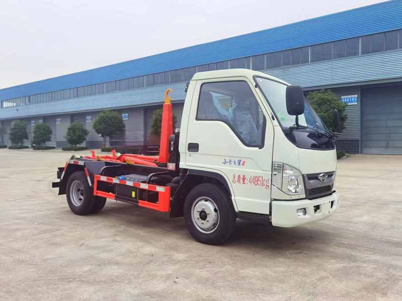 福田小卡2勾臂垃圾車(chē)（3方）